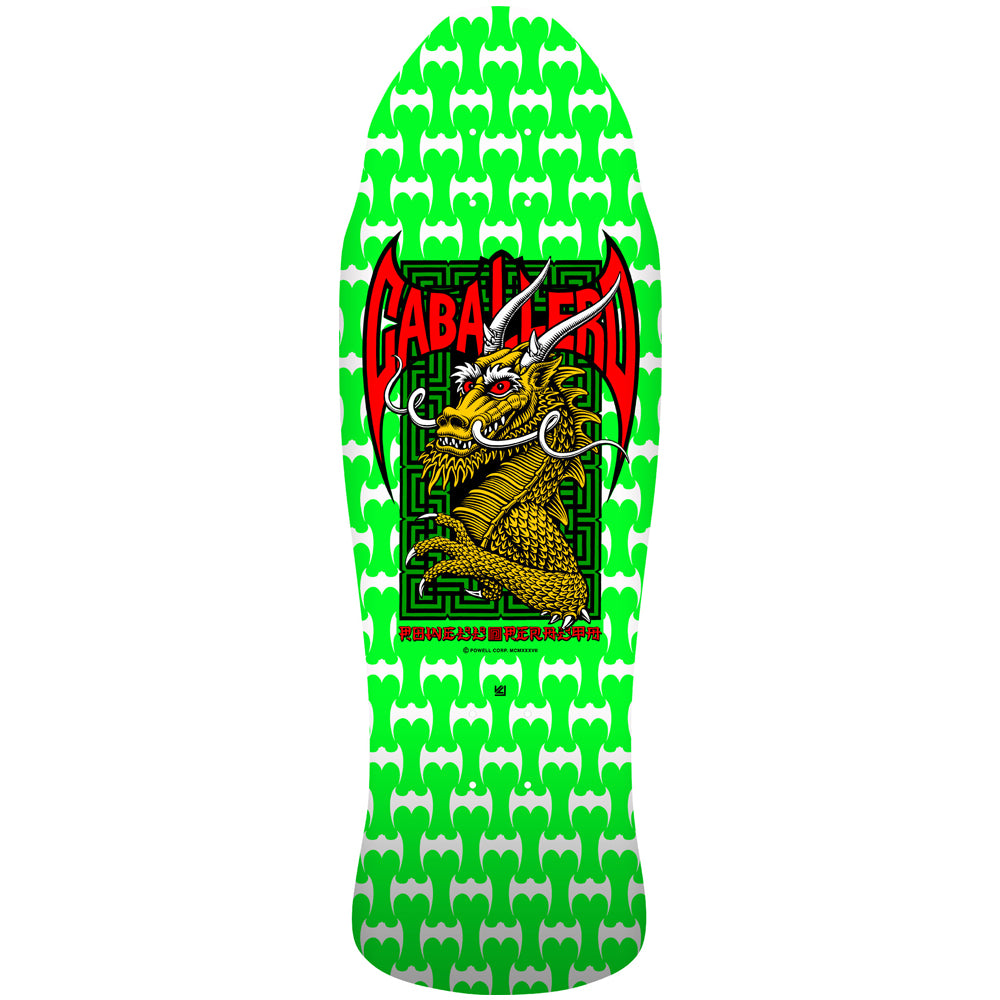 Powell Peralta - Steve Caballero Street Reissue Deck Green/White - 9.625