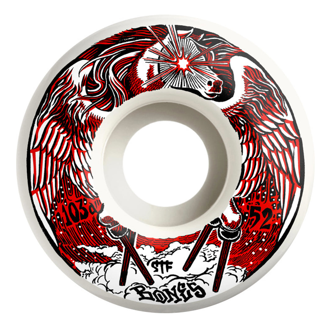 Bones Wheels - STF PEG-LEG-ASUS Wheels White - 52mm 103A V1