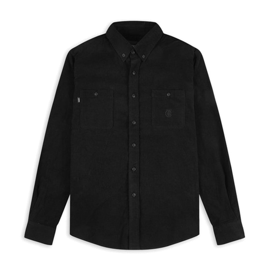 Theories - Utility Cord Shirt - Black