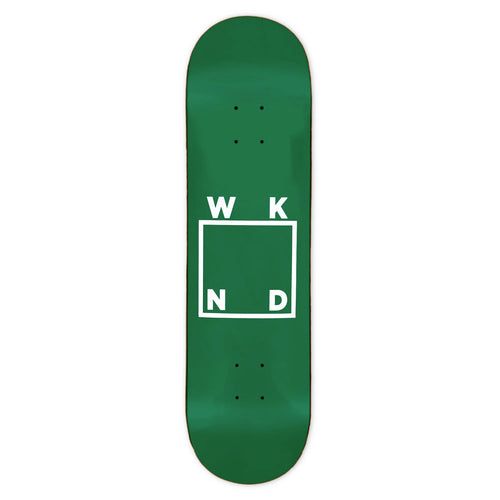 WKND - Logo Green Deck - 8.25