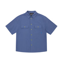 Load image into Gallery viewer, WKND - Wilson Shirt - Overdyed Blue - WKND Skateboards UK